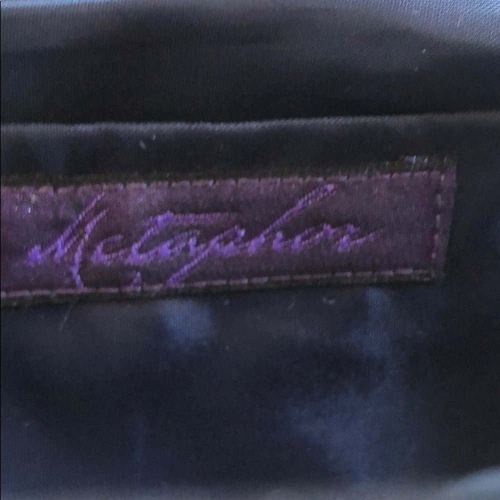 METAPHOR Royal Blue Snap Top Clutch NWOT - Picture 4 of 6